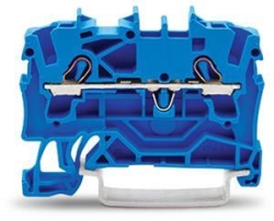 WAGO Durchgangsklemme 2002-1204 2-Leiter 2,5qmm blau