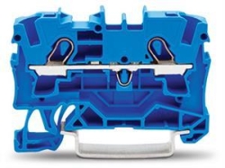 WAGO Durchgangsklemme 2004-1204 2-Leiter 4qmm blau