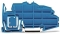 WAGO Sammelschienenträger 2009-305 für TS35 blau