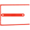 D-Clip/ Magi-Clip Archivbinder - 8 cm, 100 Stück, rot