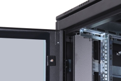 DIGITUS Netzwerkschrank Unique 42HE 2053x800x800mm schwarz (Speditionsversand)