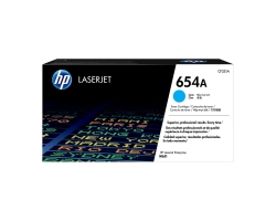 HP 654A Cyan LaserJet Tonerpatrone