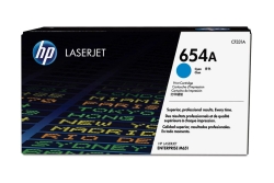 HP 654A Cyan LaserJet Tonerpatrone