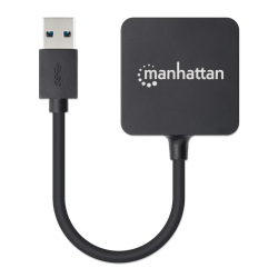 MANHATTAN USB-HUB 4-Port USB 3.0 schwarz