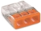 WAGO Verbindungsklemme 2273-203 Compact 0,5-2,5qmm transp./or.