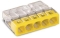 WAGO Verbindungsklemme 2273-205 Compact 0,5-2,5qmm transp./gelb