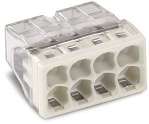 WAGO Verbindungsklemme 2273-208 Compact 0,5-2,5qmm trans./l-gr.