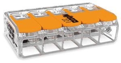 WAGO Verbindungsklemme 221-615 5 Leiter 6qmm transparent
