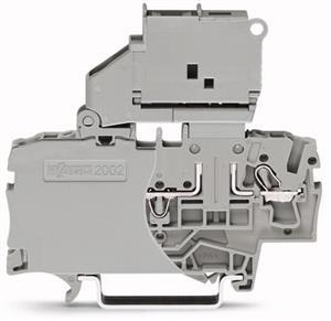 WAGO Sicherungsklemme 2002-1611 5x20 grau