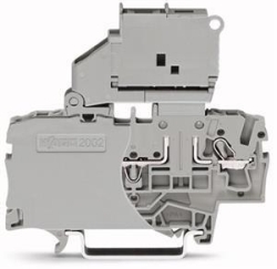 WAGO Sicherungsklemme 2002-1611 5x20 grau