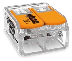 WAGO Verbindungsklemme 221-612 2 Leiter 6qmm transparent