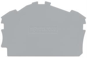 WAGO Abschluss-/Zwischenplatte 2002-6391 grau