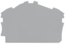 WAGO Abschluss-/Zwischenplatte 2002-6391 grau