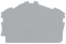 WAGO Abschluss-/Zwischenplatte 2002-6391 grau