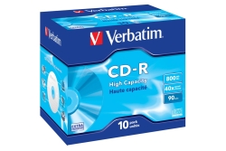 CD-R Verbatim 800MB 10pcs Pack 40x JewelCase extra protec retail
