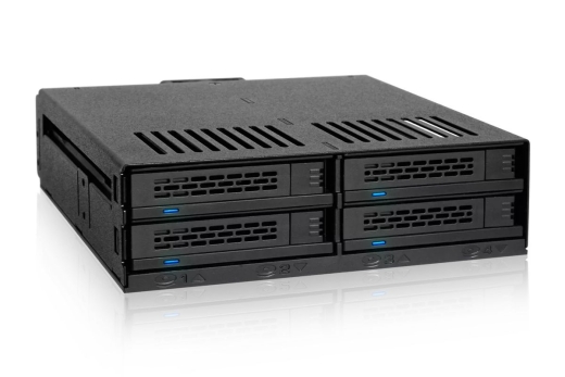 Backplane IcyDock 4x6,3cm SATAI-III/SAS in 1x5,25 HDD/SSD