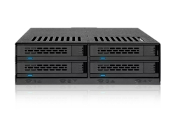 Backplane IcyDock 4x6,3cm SATAI-III/SAS in 1x5,25 HDD/SSD