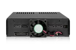 Backplane IcyDock 4x6,3cm SATAI-III/SAS in 1x5,25 HDD/SSD