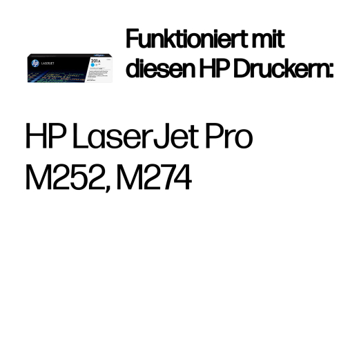 HP 201A Cyan LaserJet Tonerpatrone