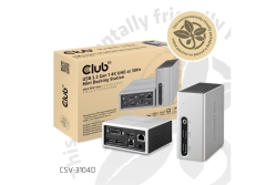 Club3D 4K Mini-Dockingst USB3 ->4xUSB3/HDMI/DVI/LAN silber retail