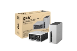 Club3D 4K Mini-Dockingst USB3 ->4xUSB3/HDMI/DVI/LAN silber retail