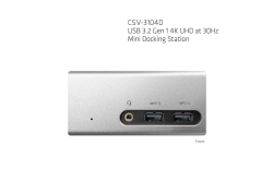 Club3D 4K Mini-Dockingst USB3 ->4xUSB3/HDMI/DVI/LAN silber retail