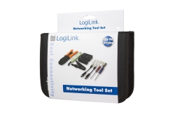 Logilink Netzwerk Werkzeug Set mit Tasche 6-teilig