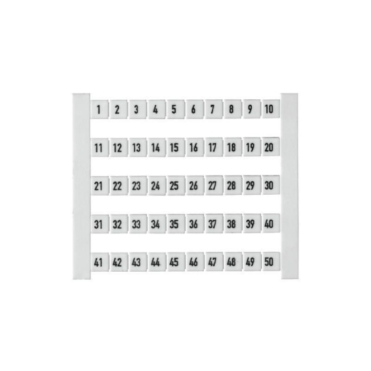 WEIDMÜLLER Schild DEK 5 FW 1-50  50Stück=1VPE