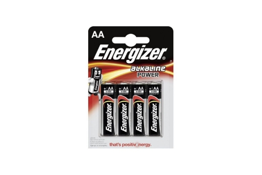 Energizer Batterie Alkaline Power -AA LR6 Mignon 4St.