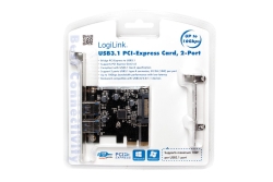 Logilink PCI-Express Card 2x USB 3.1 (Typ A) Buchse