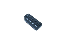 MediaRange USB-HUB 4-Port USB 3.0 extern schwarz