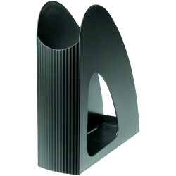 Stehsammler TWIN - DIN A4/C4, standfest, modern, schwarz
