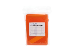 Logilink Festplatten Schutz-Box für 3,5 HDD´s, orange