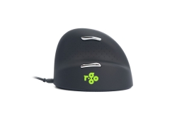 R-Go Maus HE ergonomisch rechts USB groß schw./silb retail