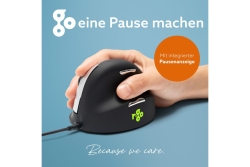 R-Go Maus HE ergonomisch rechts USB groß schw./silb retail