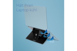 R-Go Laptopständer 10-22 Max.5KG Riser schwarz