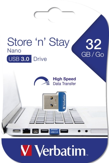 USB-Stick 32GB Verbatim 3.0 Nano Storen Stay retail