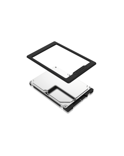 Einbaurahmen IcyBox 2,5 HDD/SSD -> 7-9,5mm Bauhöhenadapter retail