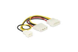 DELOCK Stromkabel Molex 4Pin -> Molex 4pin +3Pin...