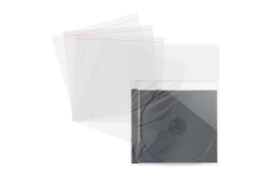 MediaRange CD Hüllen 100pcs Folientaschen 10.4mm...