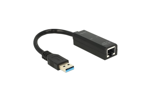 DELOCK USB3.0 Adapter A -> RJ45 Gigabit St/Bu schwarz