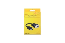 DELOCK HDMI Adapter A -> D-Sub15 St/Bu screwless...
