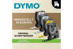 DYMO D1 Schriftband 43613 6mmx7.0m schwarz->weiß