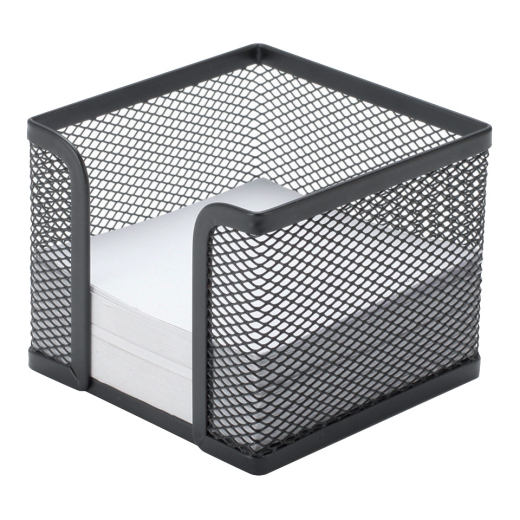 Zettelbox Metalldraht - schwarz
