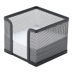 Zettelbox Metalldraht - schwarz