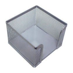 Zettelbox Metalldraht - silber