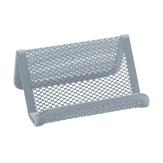 Visitenkartenaufsteller Metalldraht - silber