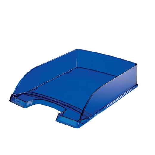 5226 Briefkorb Transparent Plus, A4, Polystyrol, dunkelblau