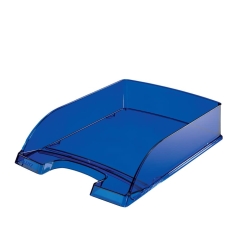 5226 Briefkorb Transparent Plus, A4, Polystyrol, dunkelblau