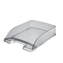 5226 Briefkorb Transparent Plus, A4, Polystyrol, grau